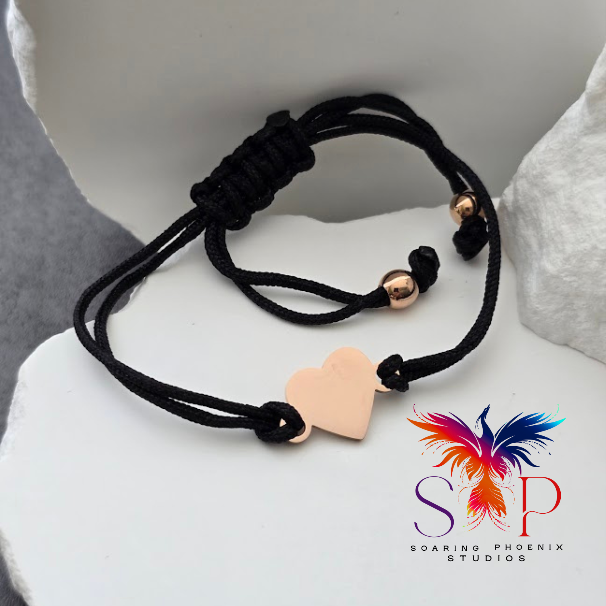 Petite Heart Cord Bracelet