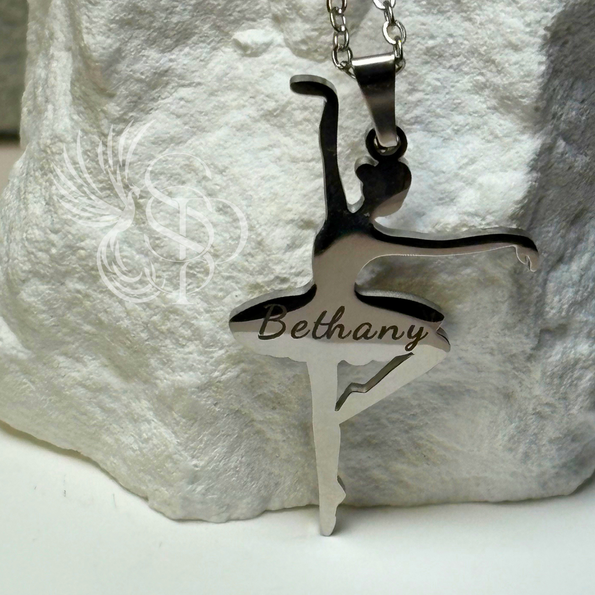 Ballerina Necklace - Personalized