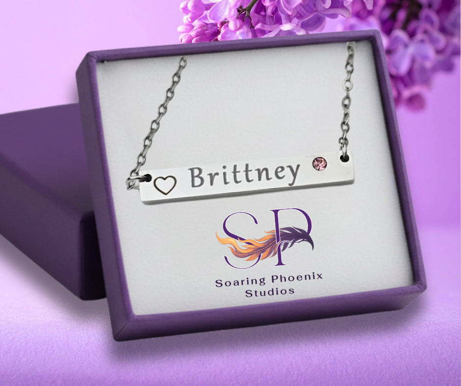 Birthstone Bar Necklace