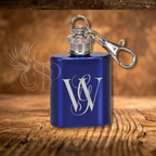 Keychain Flask - Stainless Steel - Customized