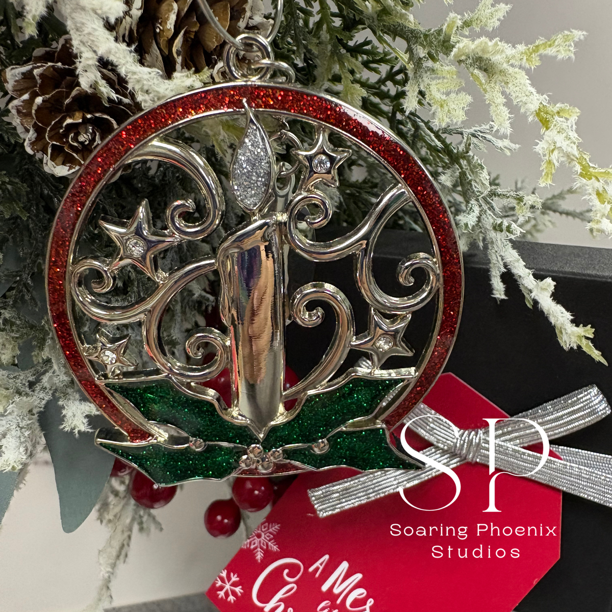 Candle Wreath Ornament