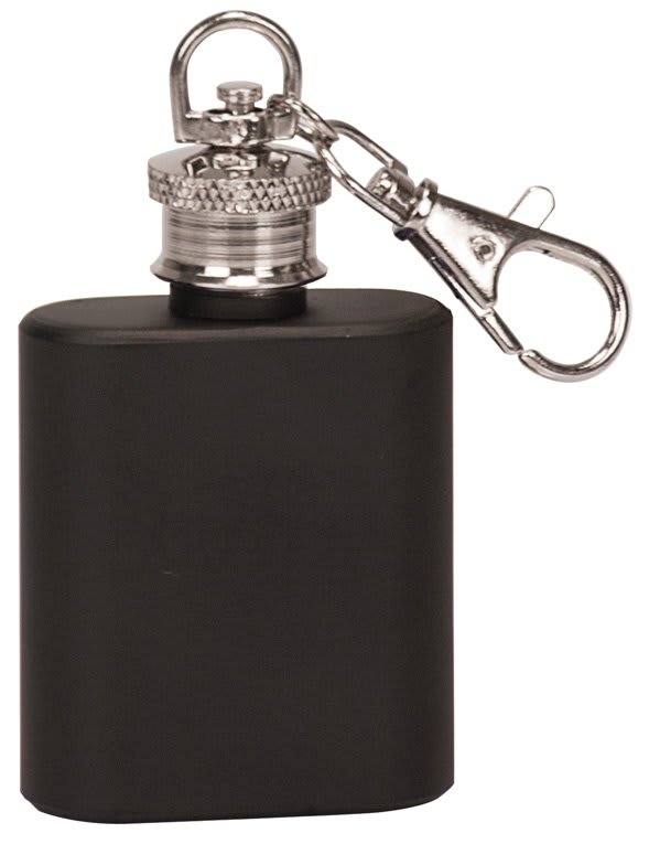 Keychain Flask -Custom Engraved - Stainless Steel