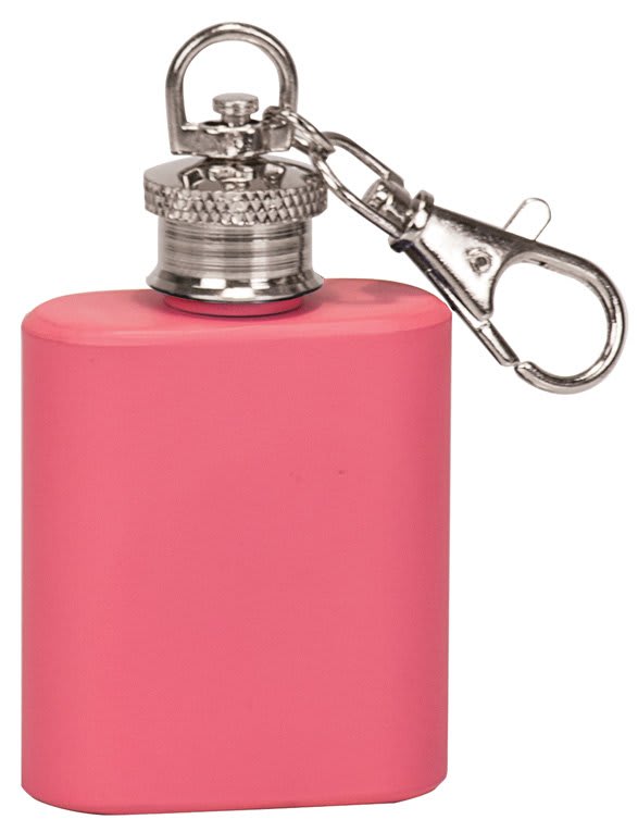 Keychain Flask -Custom Engraved - Stainless Steel