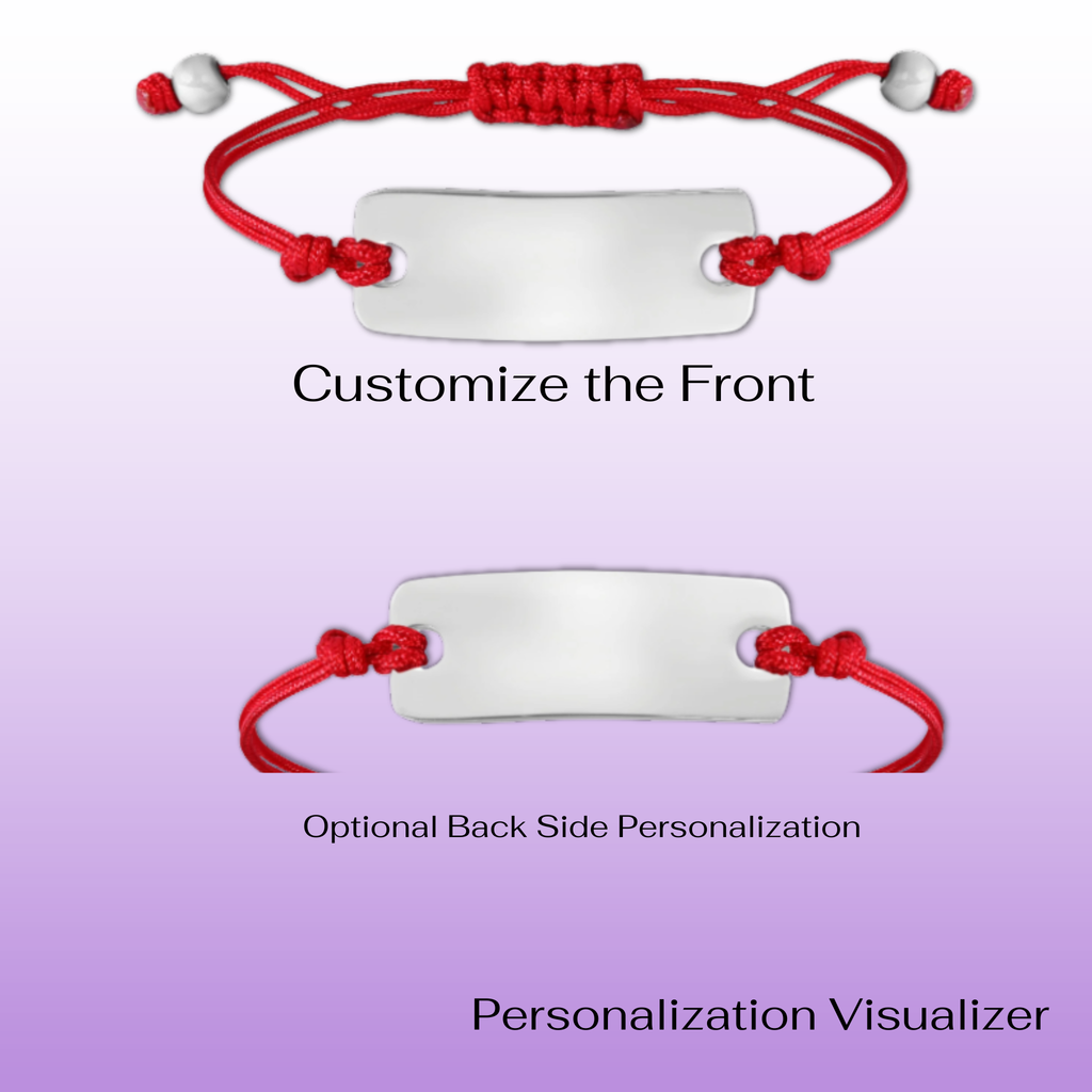 Friendship Bracelet - Custom Engraved
