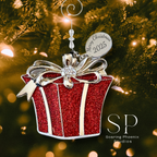 Red Gift Box Ornament