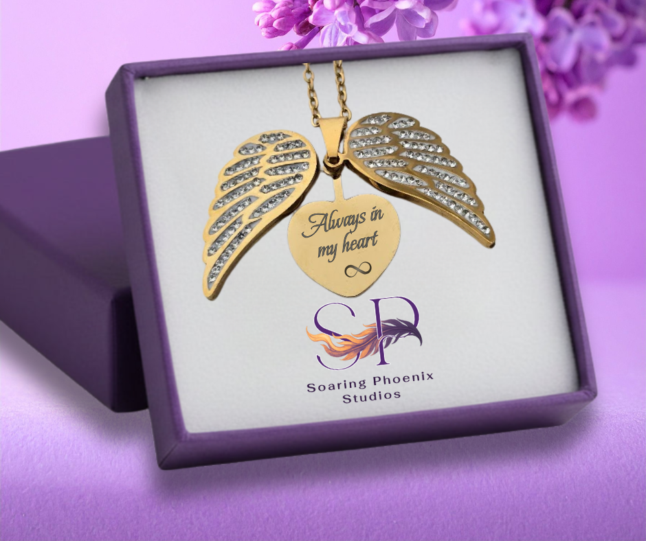 Wings of Remembrance - Memorial Necklace