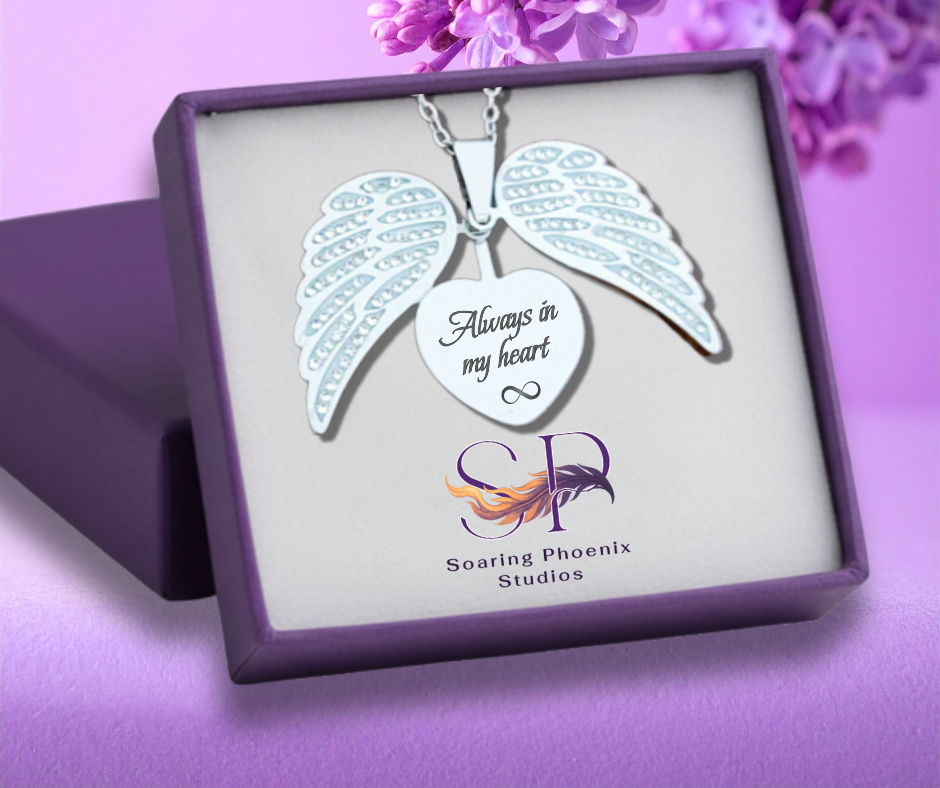 Wings of Remembrance - Memorial Necklace