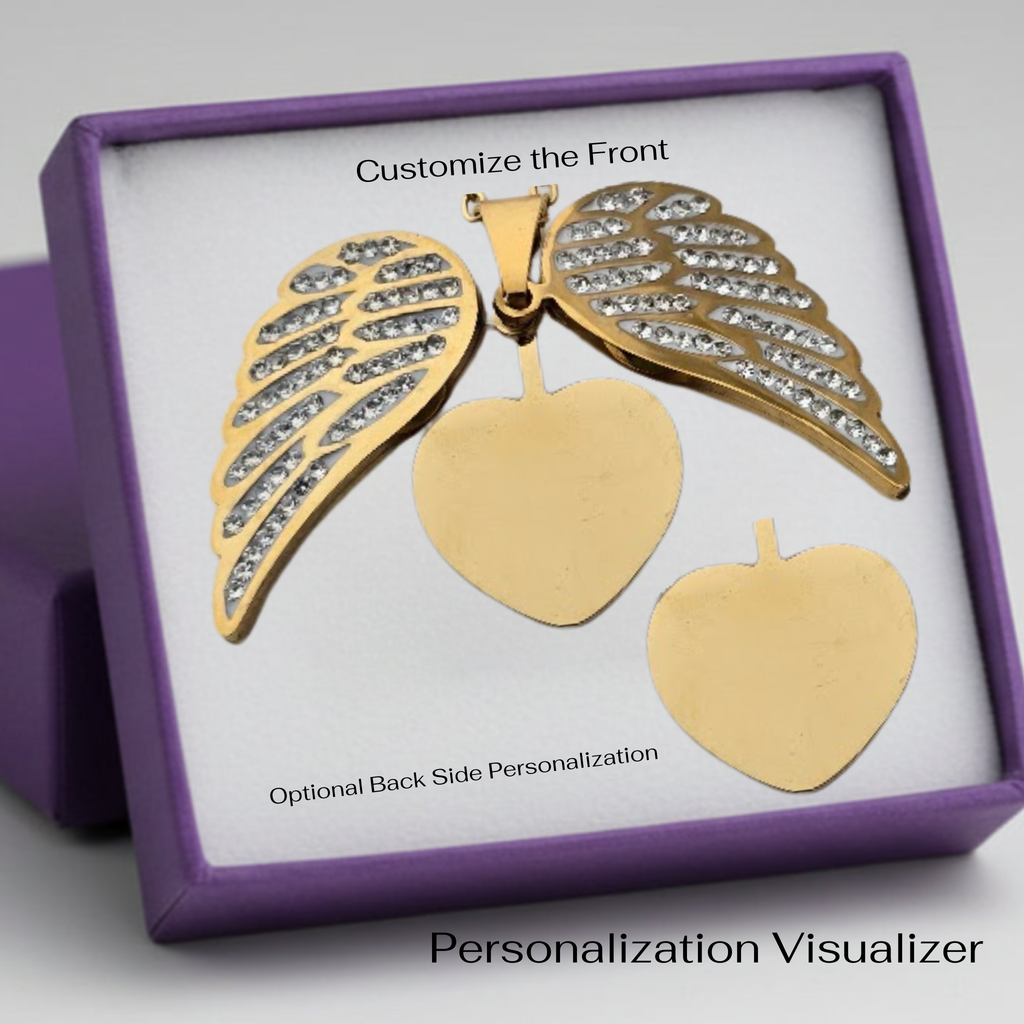 Wings of Remembrance - Memorial Necklace