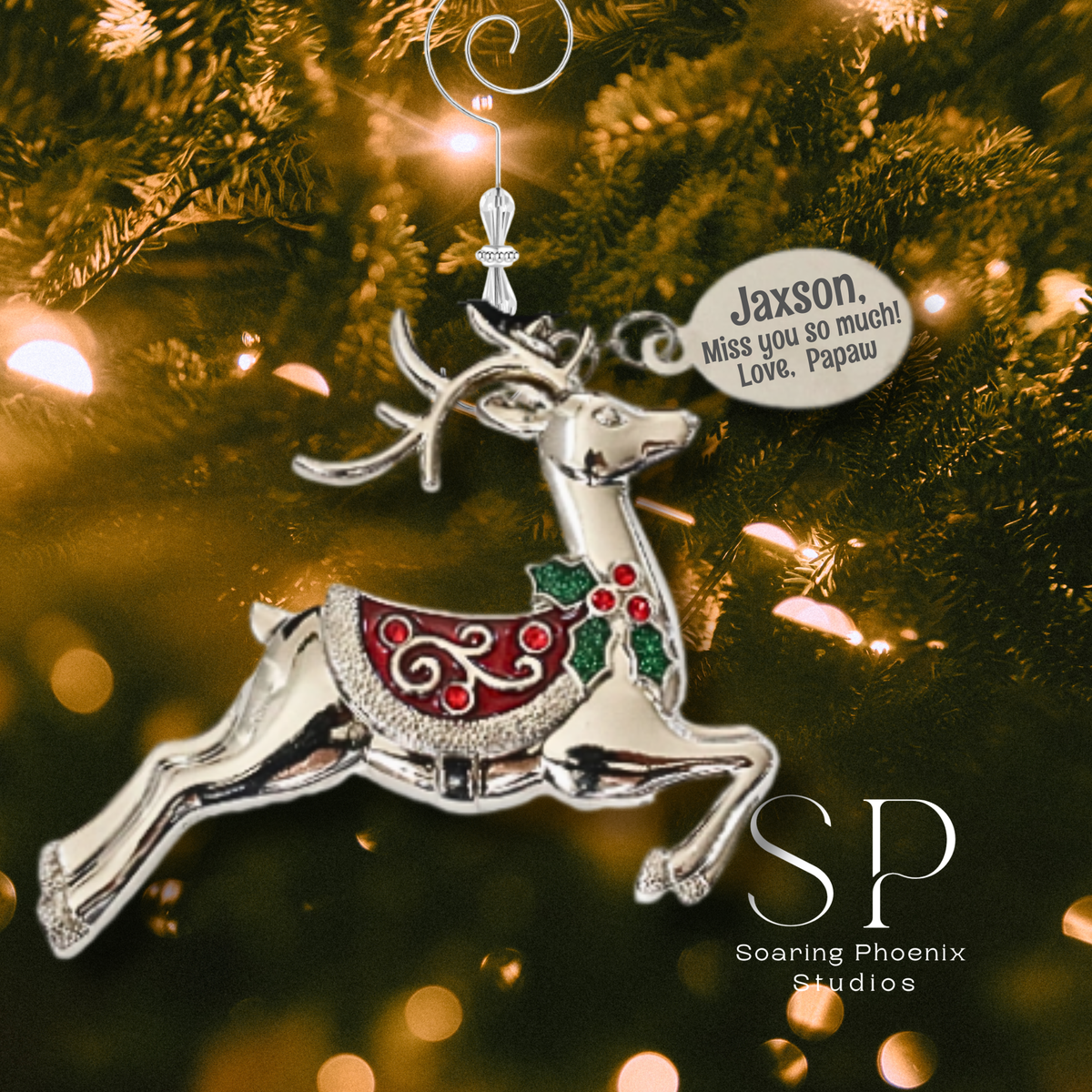 Christmas Reindeer Ornament