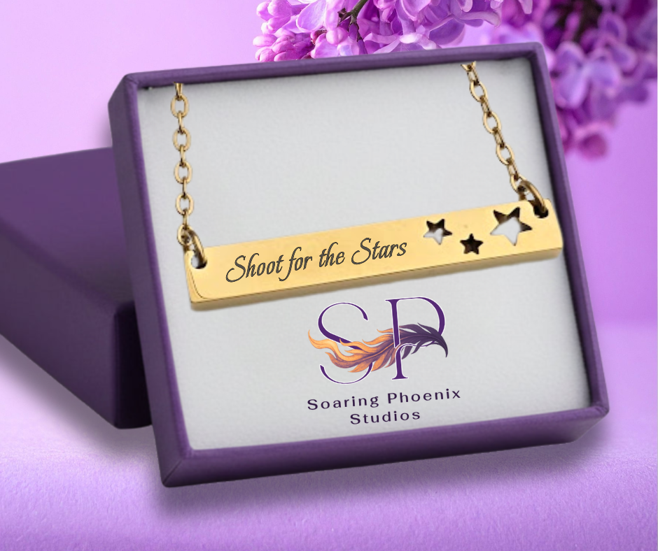 Stars Cutout Bar Necklace