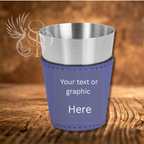 Shot Glass -  Leatherette - Customized