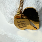 Wings of Remembrance - Memorial Necklace - Personalized