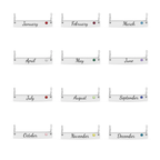Birthstone Bar Necklace