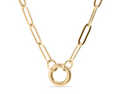 Paperclip Charm Keeper Necklace