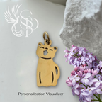 Pretty Kitty Charm - Personalized
