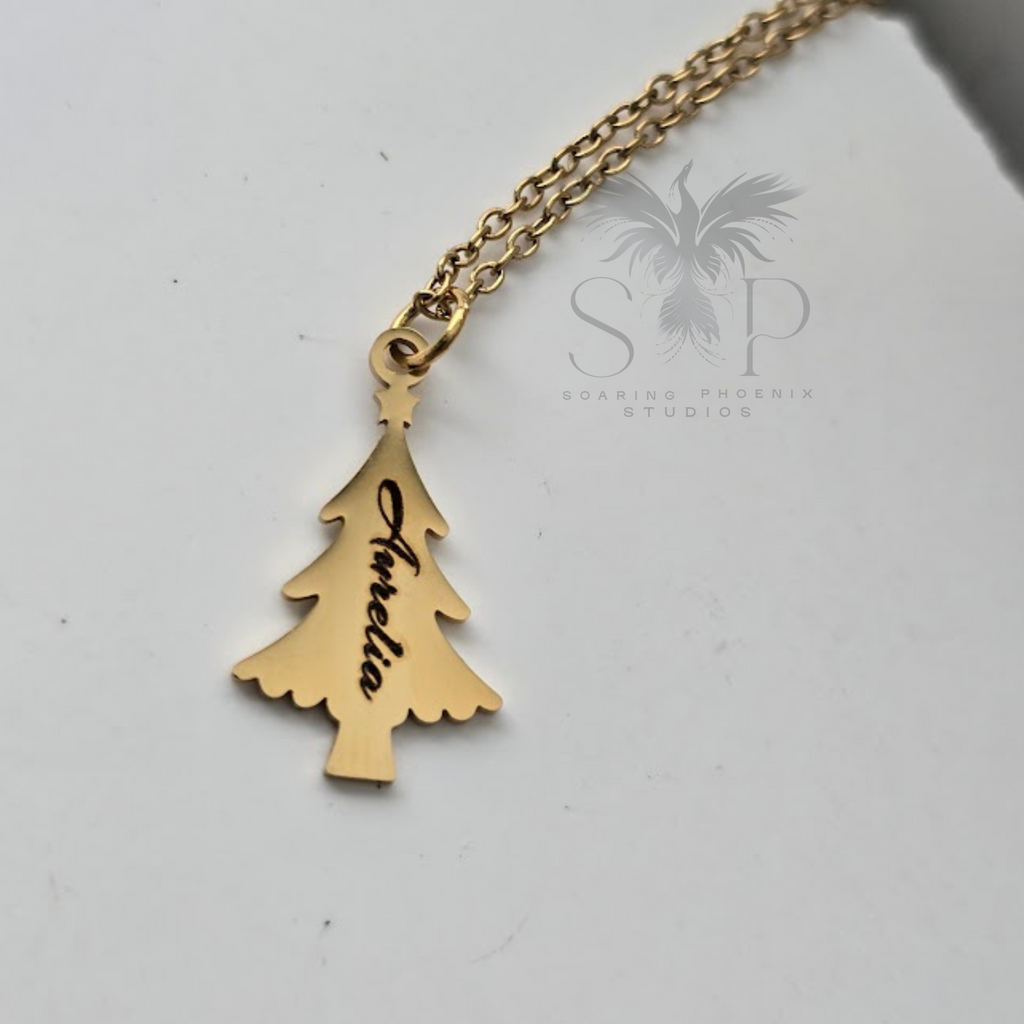 Christmas Tree Necklace