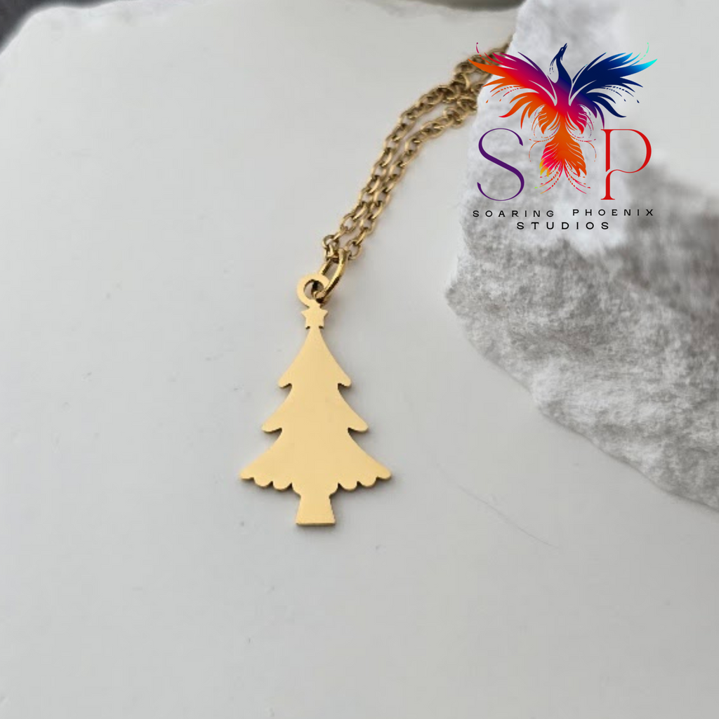 Christmas Tree Necklace