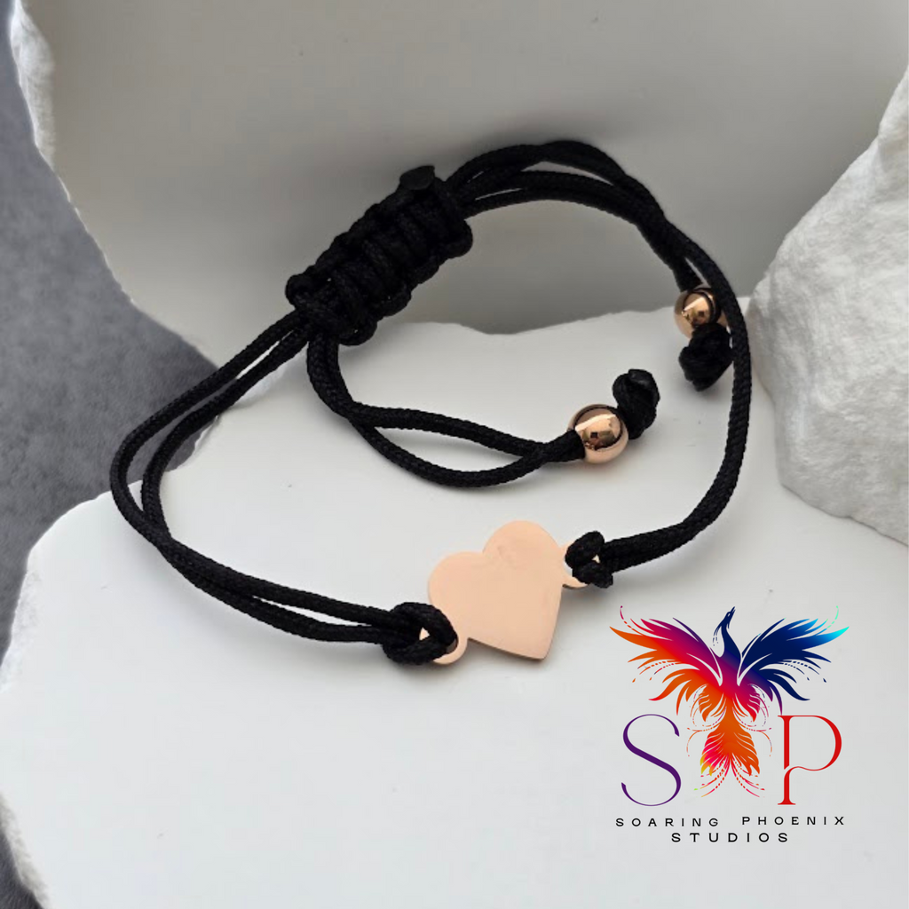 Petite Heart Cord Bracelet