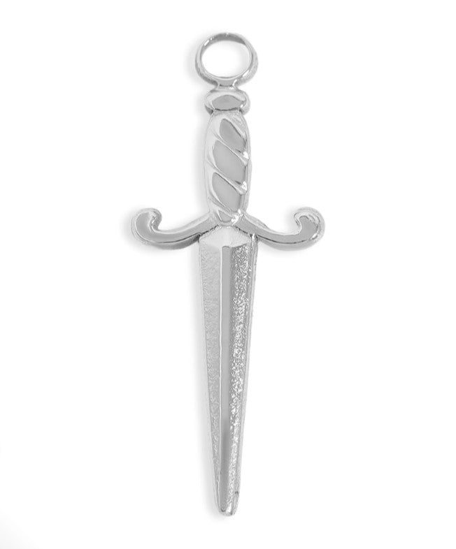 Dagger Charm - Stainless Steel