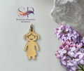 Little Girl Charm - Custom Engraved