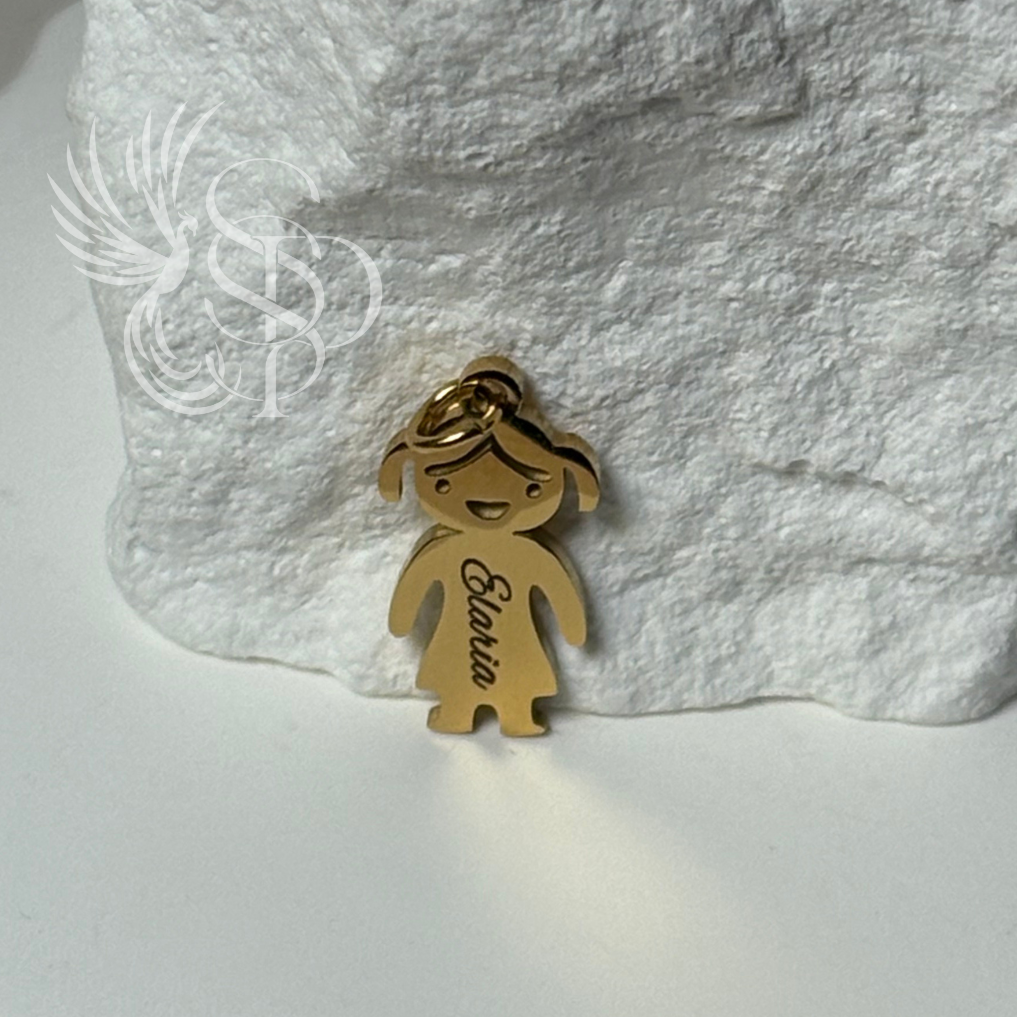 Little Girl Charm - Personalized