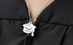 Graduation Cap Necklace - Personalized
