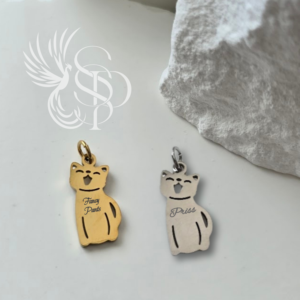 Pretty Kitty Charm - Personalized