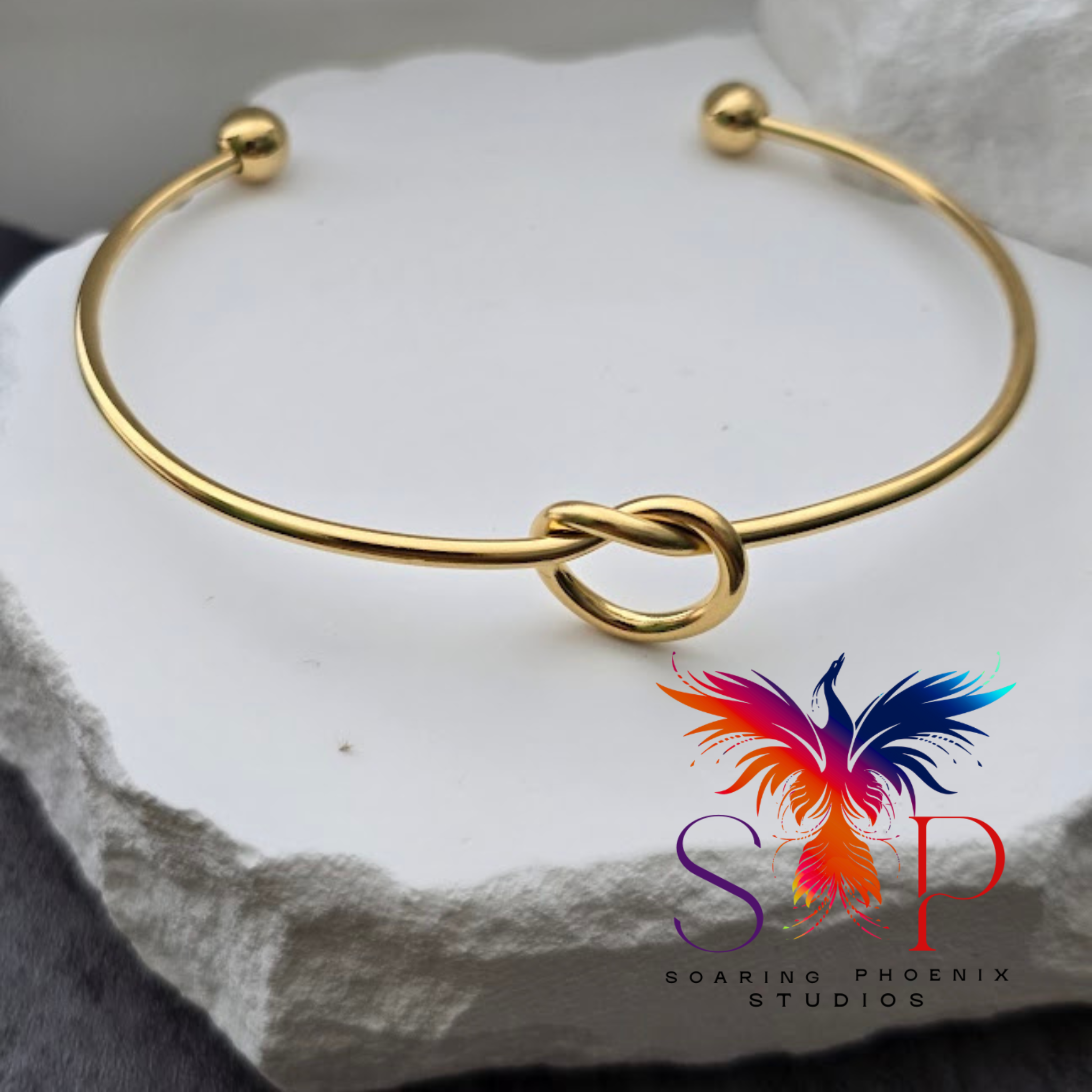 Knot Bangle Bracelet