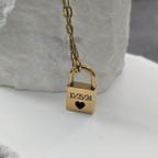 Petite Lock Necklace
