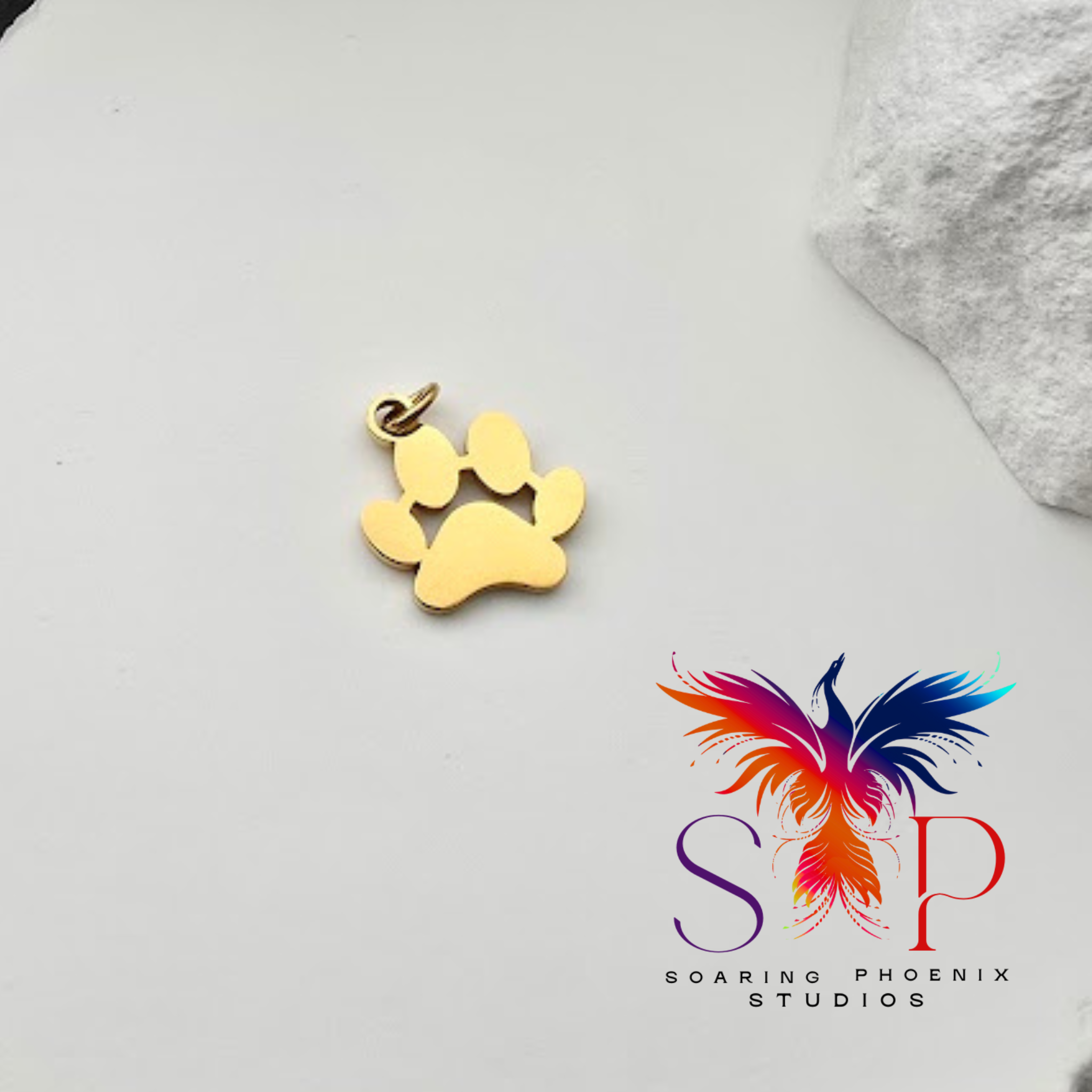 Paw Print Charm