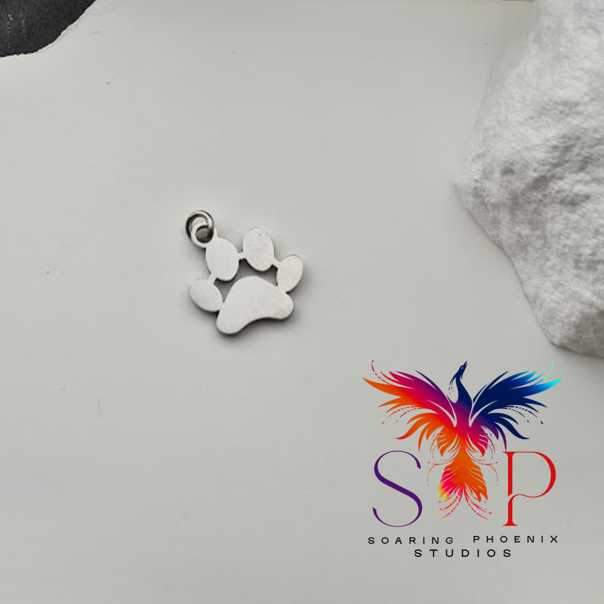 Paw Print Charm