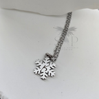Sparkling Snowflake Necklace