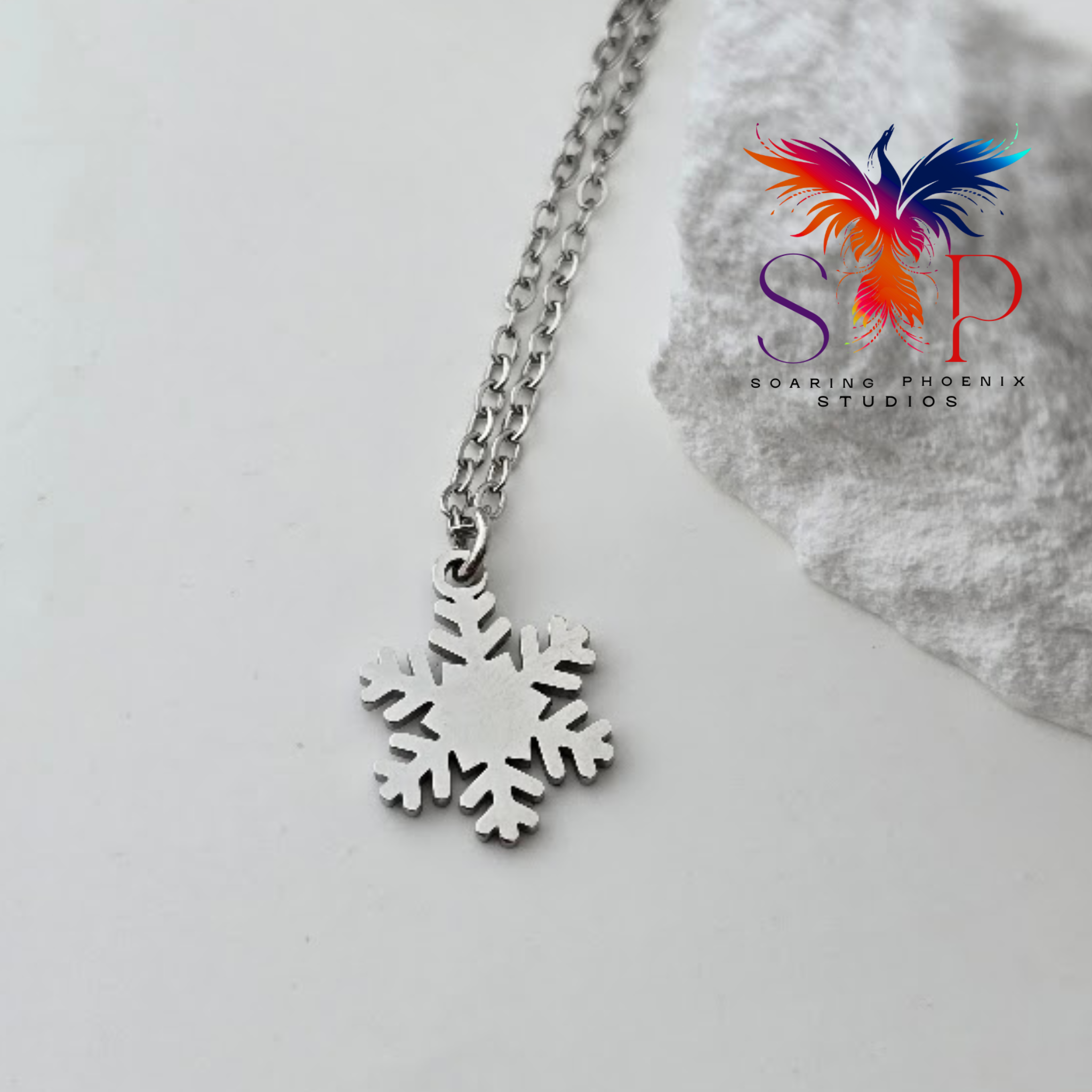 Sparkling Snowflake Necklace