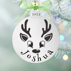 Reindeer Name Ornament