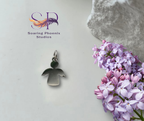 Tiny Angel Charm - Custom Engraved