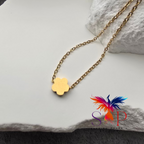 Petite Flower Charm Necklace